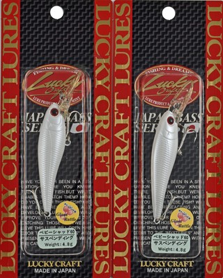 LUCKY CRAFT B/'FREEZE JERK BAIT 100S POINTER PEARL AYU C2108