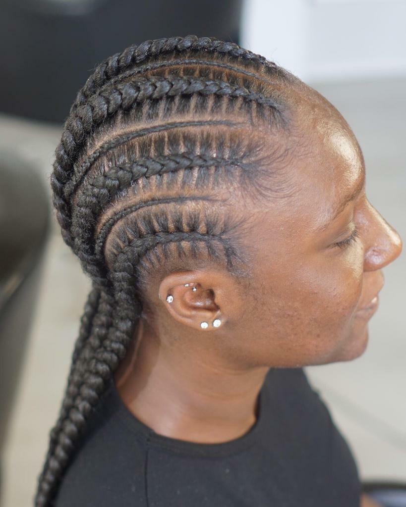 Afro European Hairdresser Box Braids Senegalese Marley