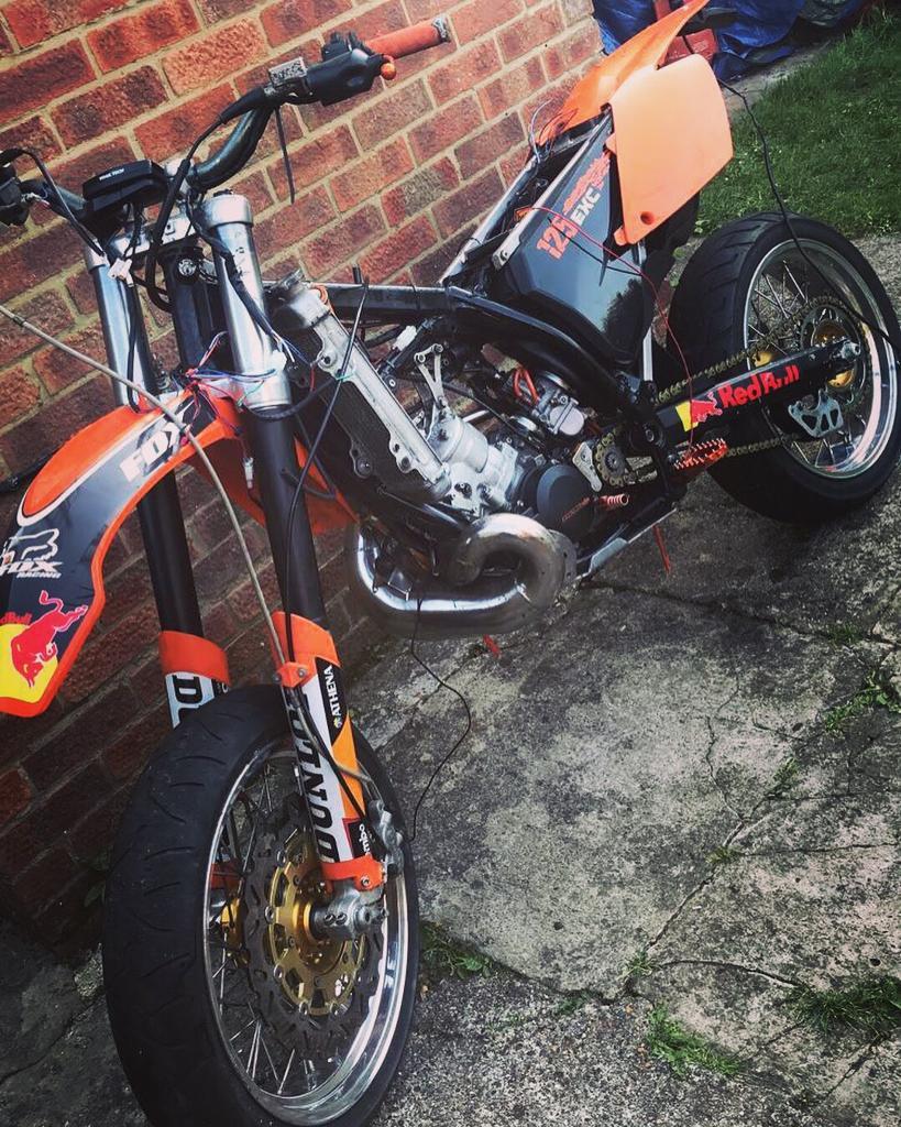 Ktm Exc 125 Road Legal Supermoto With 200 Engine