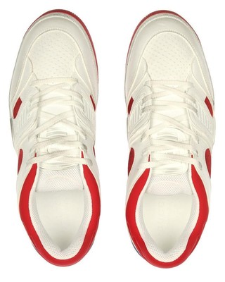 

НОВЫЕ МУЖСКИЕ КОЖАНЫЕ КРОССОВКИ С ЛОГОТИПОМ GUCCI BASKET 8/США 8,5, White/red/blue