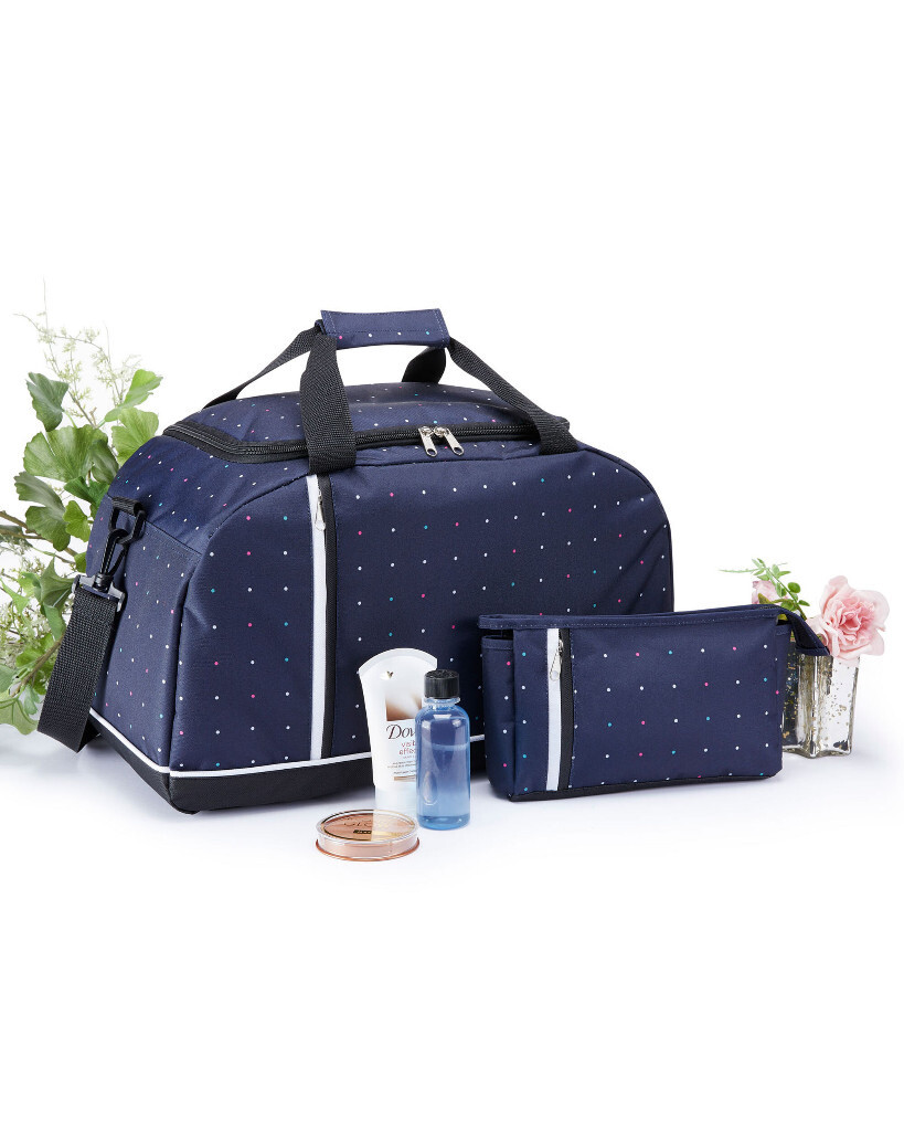 NEW Cotton traders Weekender & Cosmetic Bag set. Can be posted. in