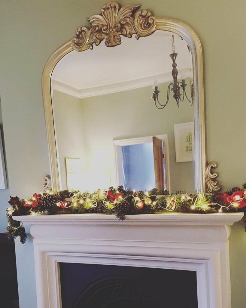 OverMantle Vintage Style Large Mirror Silver in Roundhay, West