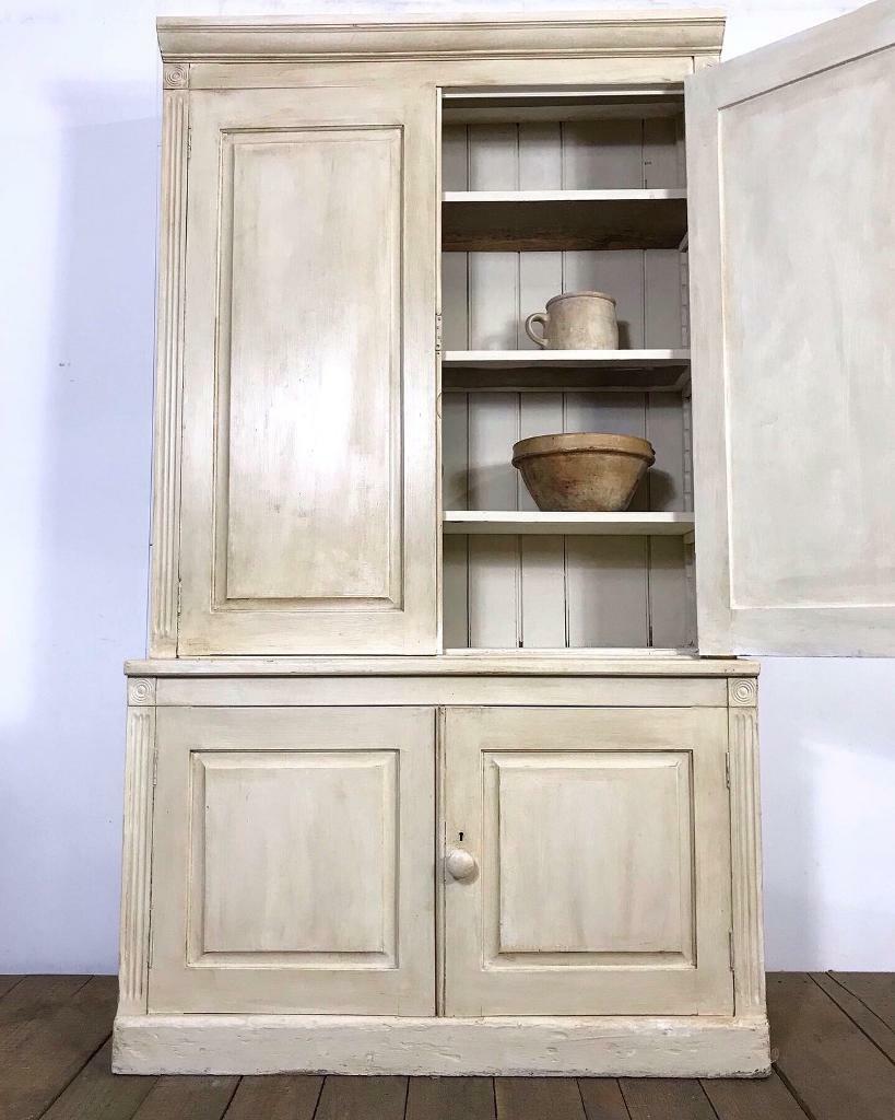 Victorian Antique Country Farmhouse Linen Larder Cupboard in Southsea