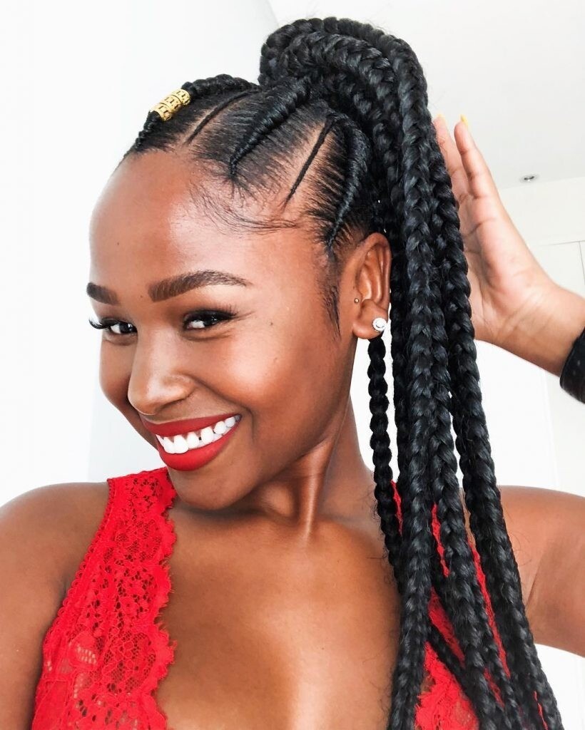 Luxurious Box Braids Weave Cornrows Extensions For Afro