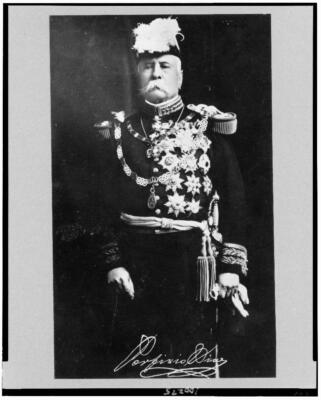 8'' x 10'' 1911 Photo Porfirio Diaz Three-Quarter Length Portrait
