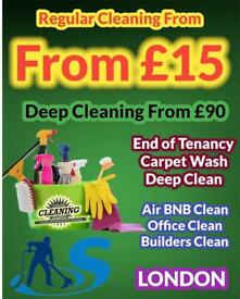 image for Domestic House Cleaning £15 End of Tenancy deep clean £90