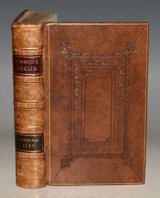 Simson The Elements of Euclid Data Trigonometry Corrected Fine Binding 1787