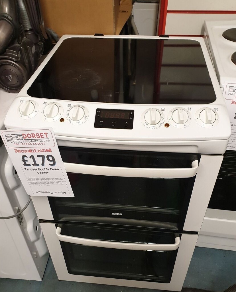 Zanussi ZCV550MWC Electric Cooker Double Oven 55cm local delivery