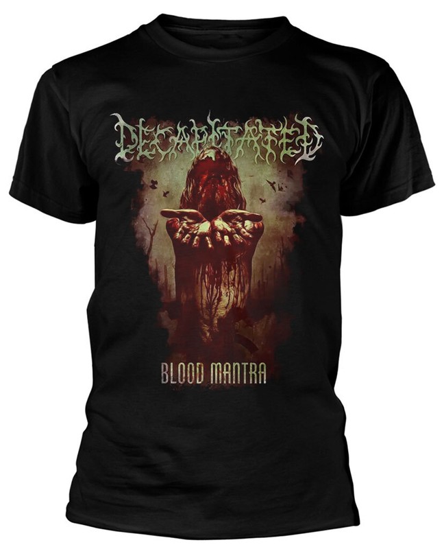 Decapitated 'Blood Mantra' (Noir) T-Shirt - Nouveau Et Officiel!