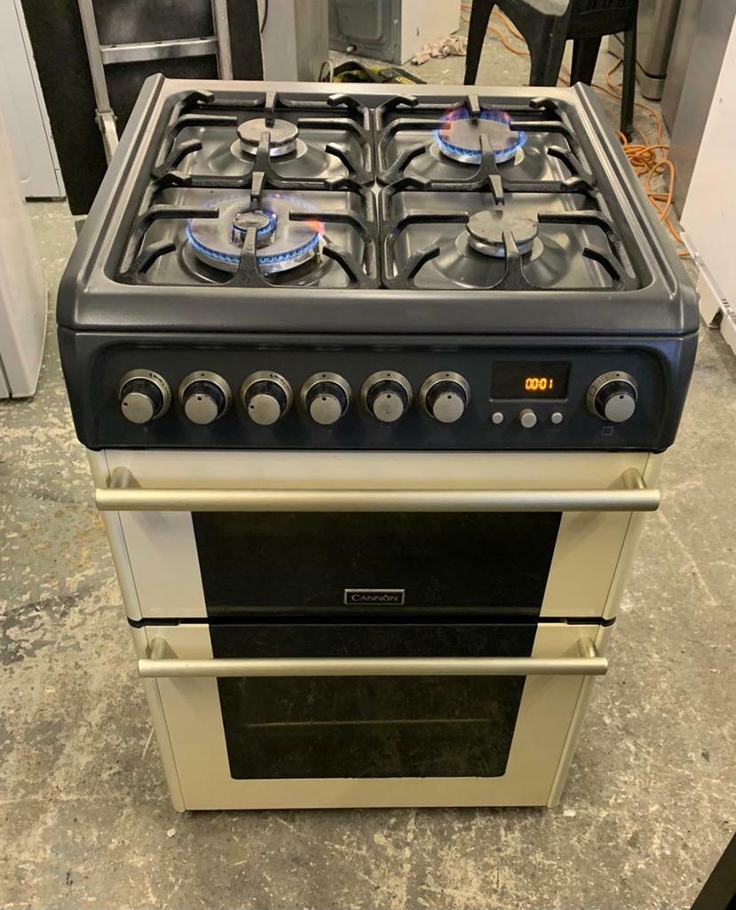 CANNON cream dual fuel gas cooker £220 like new in Edmonton, London
