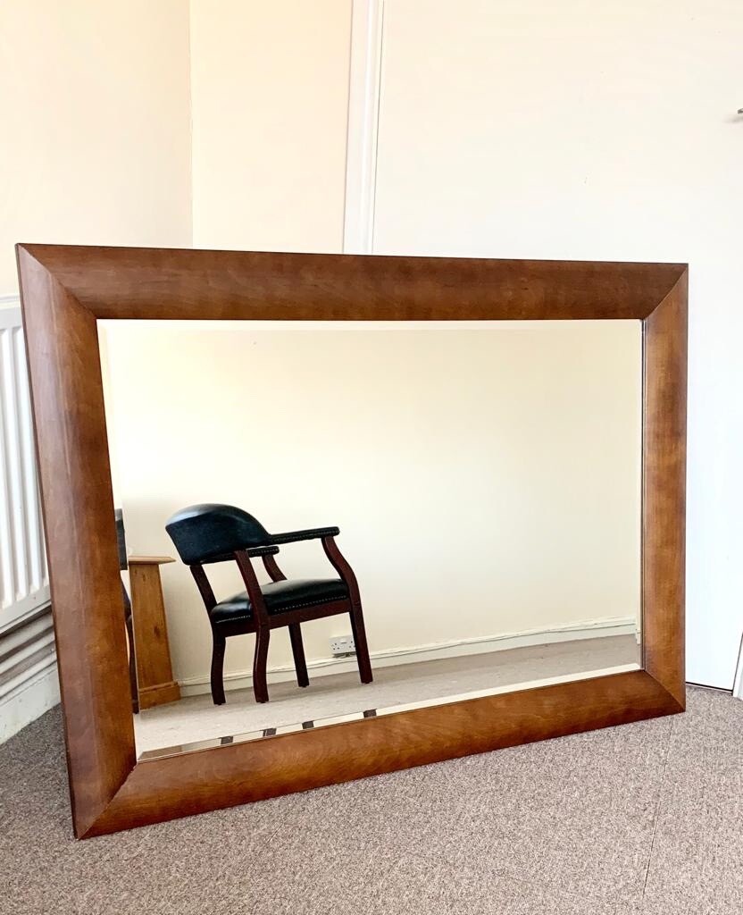 Lovely chunky brown framed mirror in Cambridge, Cambridgeshire Gumtree