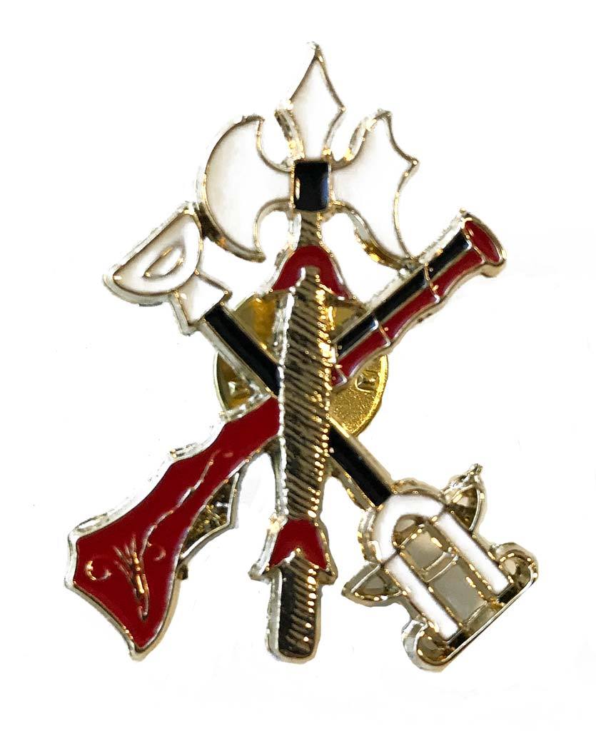Pin solapa legión metal resina coloreada - emblema militar ...