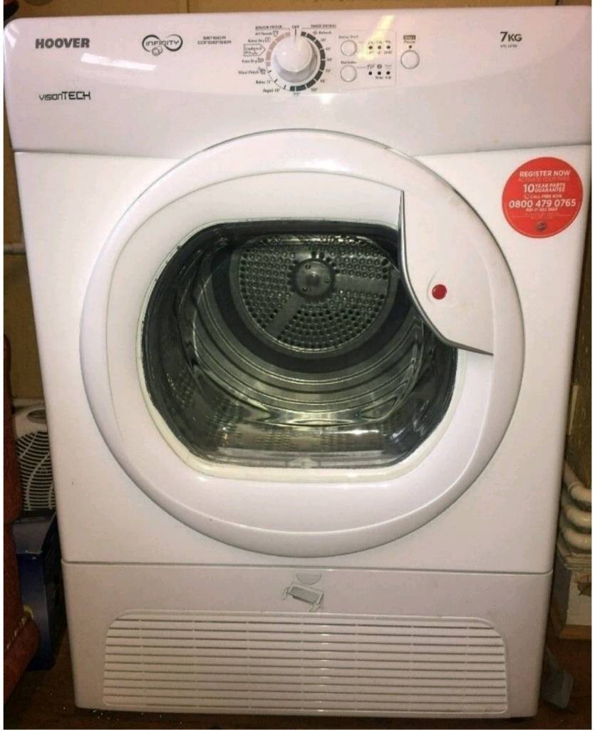 White Hoover infinty 7kg vision tech sensor condenser tumble dryer for sale. in County Tyrone