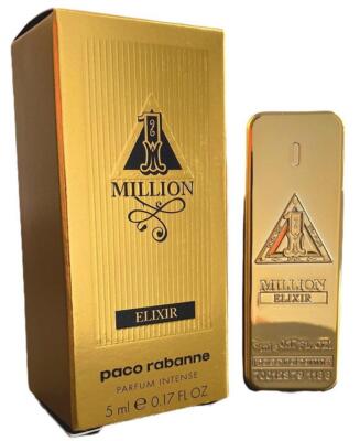 Paco Rabanne One Million Elixir 5ml / 0.17 Fl Oz Parfum Intense For Men