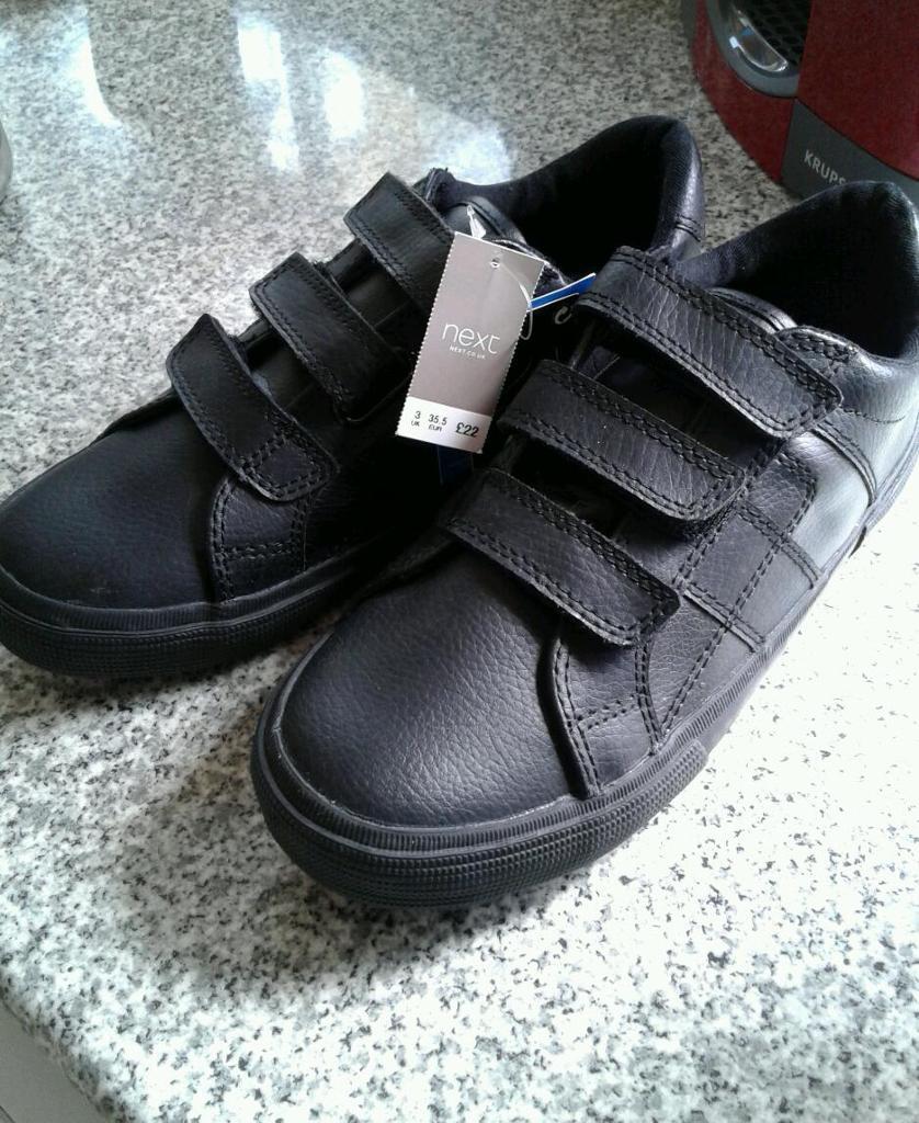 Boys NEXT SCHOOL SHOES *BRAND NEW WITH TAGS* SIZE 3 in Crewe