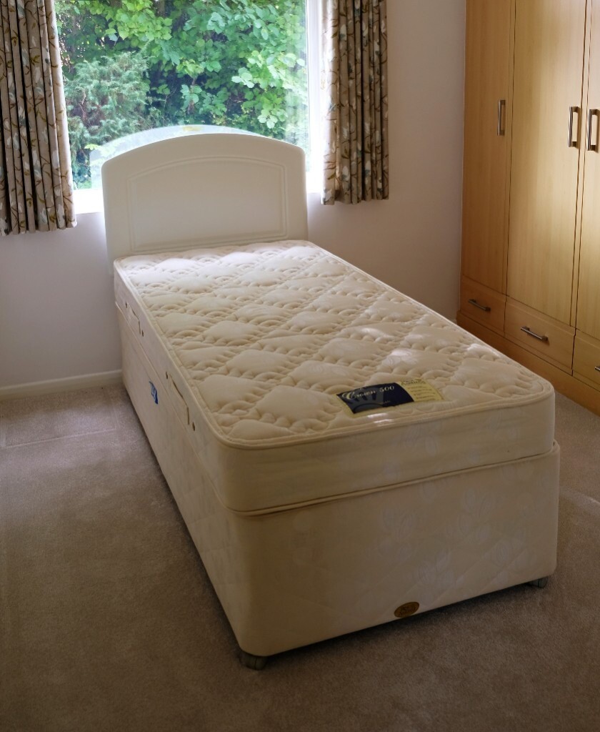 Rest Assured Single Divan Bed Base, Headboard and Mattress in Winchester, Hampshire Gumtree