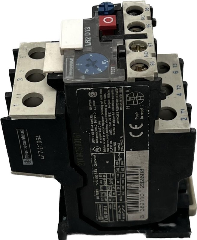 Telemecanique Lr2 D1314 Motorschutzschalter + La7-D1064
