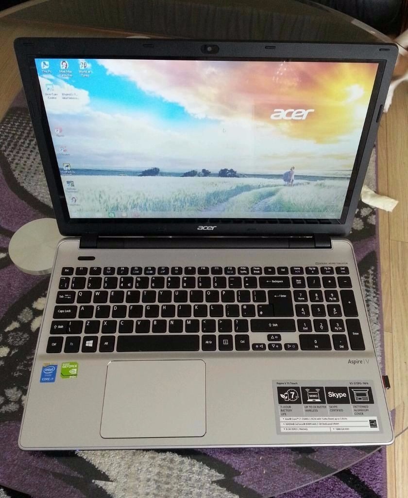 Acer Aspire V15 Touch Screen, *Gaming* i5 5200U,Nvidia Geforce 840m 2gb ...