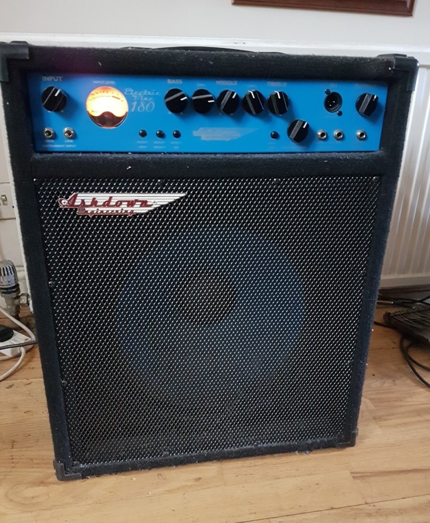 ASHDOWN ENGINEERING EB180, 1X12" BASS AMPLIFIER, IMMACULATE in