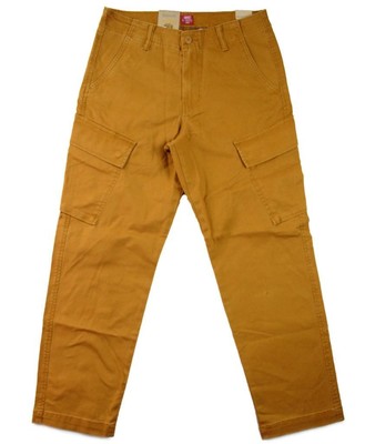 Levis XX Chino Mens Jeans Cargo Pants 32x34 Standard Taper Stretch Caramel NEW