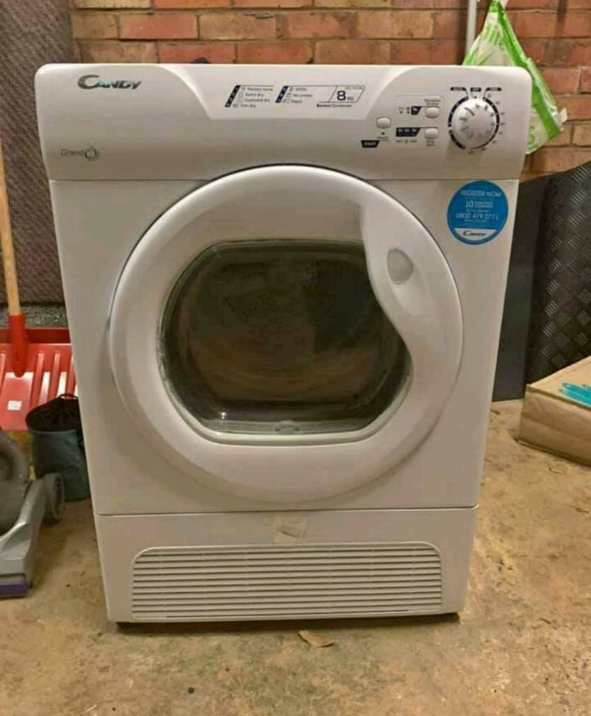 White candy grandO comfort 8kg sensor condenser tumble dryer for sale