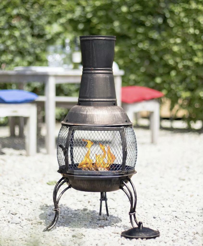 Bronze steel chiminea brand new in Handforth, Cheshire Gumtree