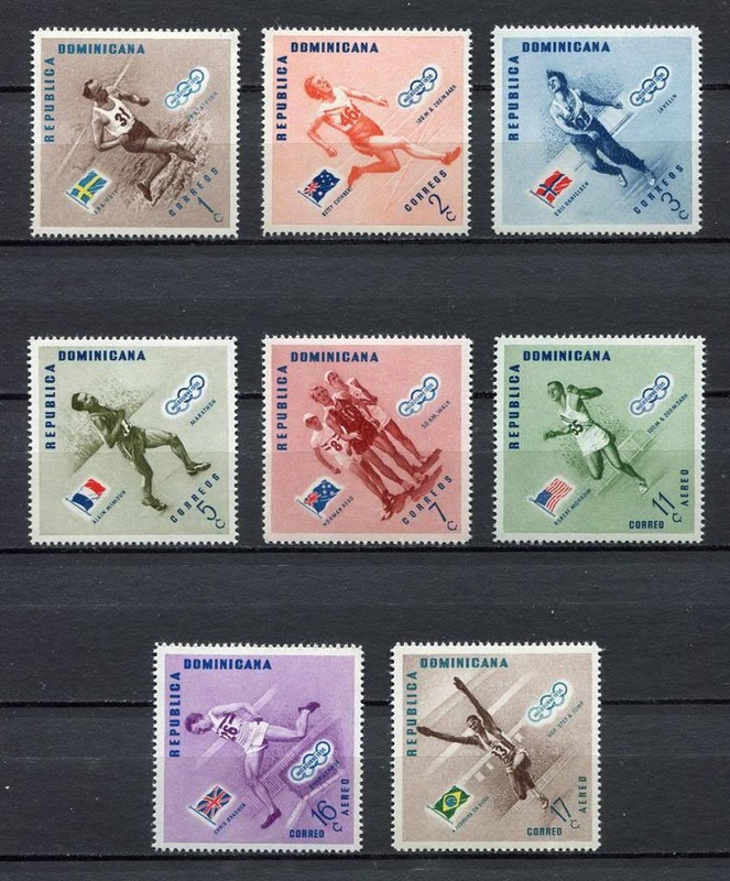 27910) Dominicaine Rep. 1957 Mnh Neuf Olympic G