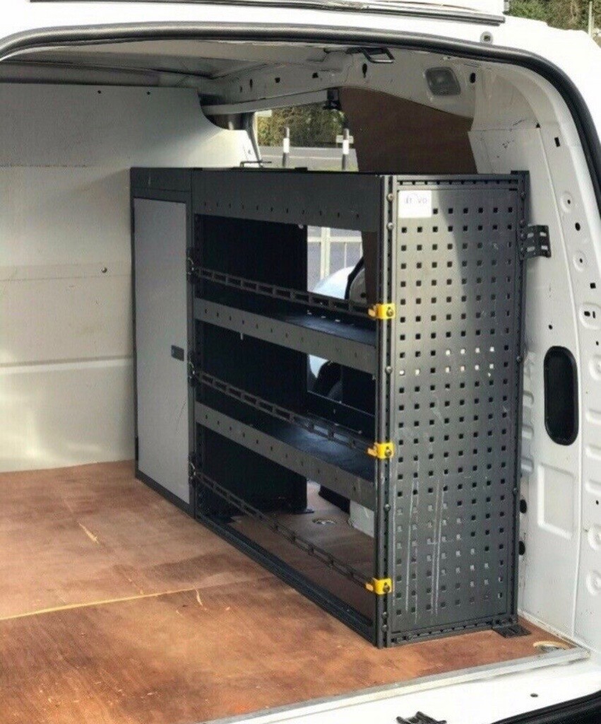 VAN RACKING SHELVING CUPBOARD TEVO MODUL SYSTEMS BOTT SORTIMO 3 SHELVES