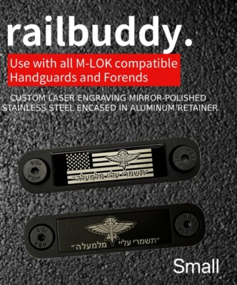 custom Rail Cover. laser engraving black Stainless Steel M-Lok   special design 