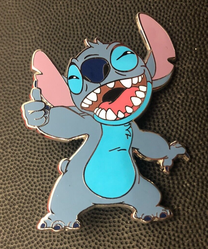 Disney - maa♡ Disney pin 146343 Lilo and Stitch dancing laughing smiling