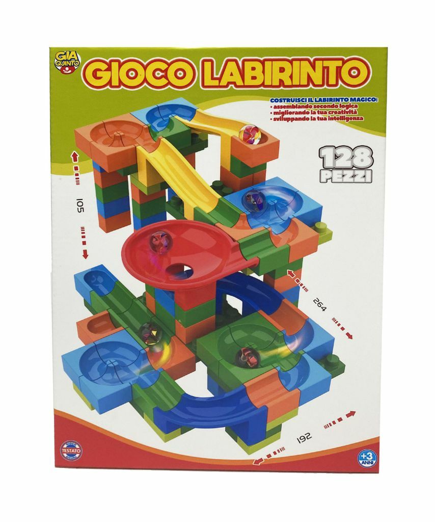 Gioco Labirinto 128 Pezzi Giocattolo Gioco Bambini sar