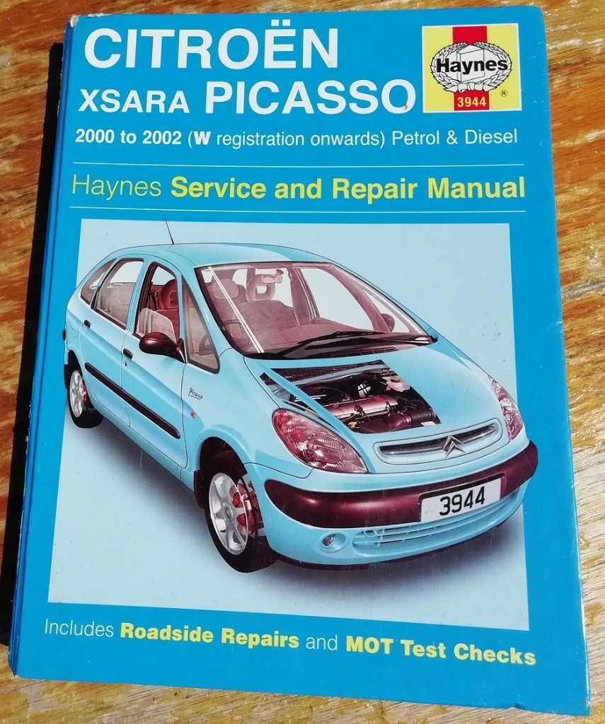 Citroen Xsara Picasso Haynes Service and Repair Manual 2000 to 2002