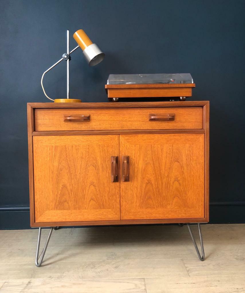 Mid Century Vintage Retro Teak G Plan Small Sideboard Cabinet On