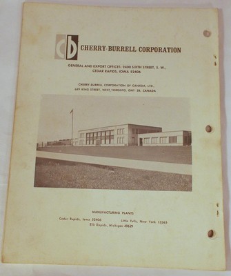 Vtg Superhomo Homogenizer Operators Manual Cherry Barrell OM-5296-03 ss-vbr 1000