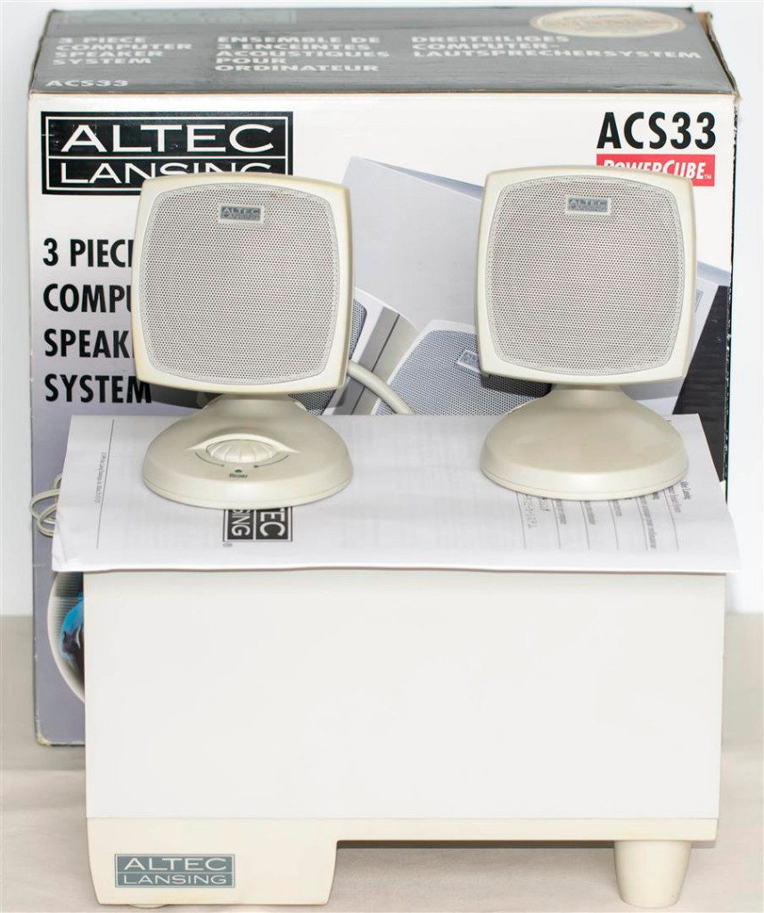 ALTEC LANSING ACS33 COMPUTER SPEAKERS in Bircotes, South Yorkshire