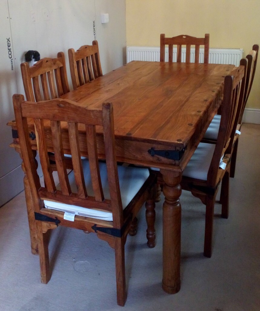 John Lewis “Maharani Collection” Solid Sheesham & Wrought Iron