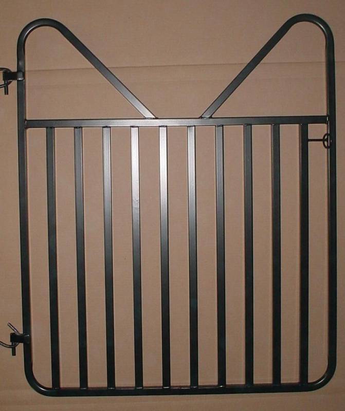 Standard Medium 48" x 48" Horse Stall Gate - Black