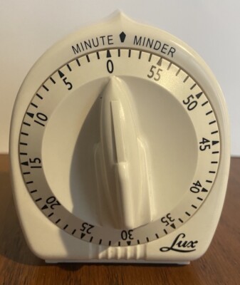 Vintage LUX Minute Minder Kitchen Dial Timer CP2428 Tested