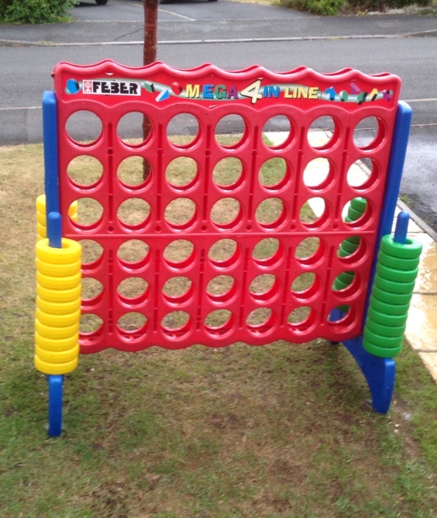 Feber original 4 in a row / giant connect 4 style game complete in