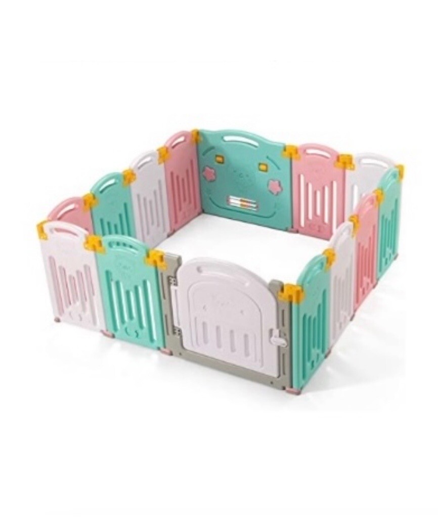 Uanlauo Foldable Baby Playpen for Toddler, Kids Activity Centre Indoor
