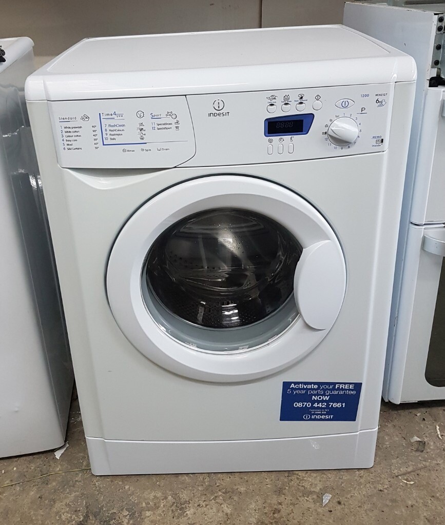6 MONTHS WARRANTY Indesit 6kg, 1200spin washing machine FREE DELIVERY ...