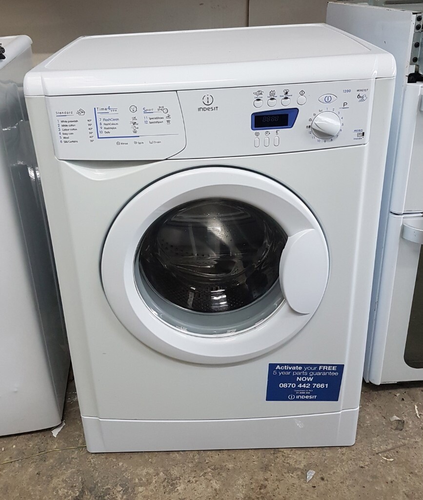 6 MONTHS WARRANTY Indesit 6kg, 1200spin washing machine DELIVERY in