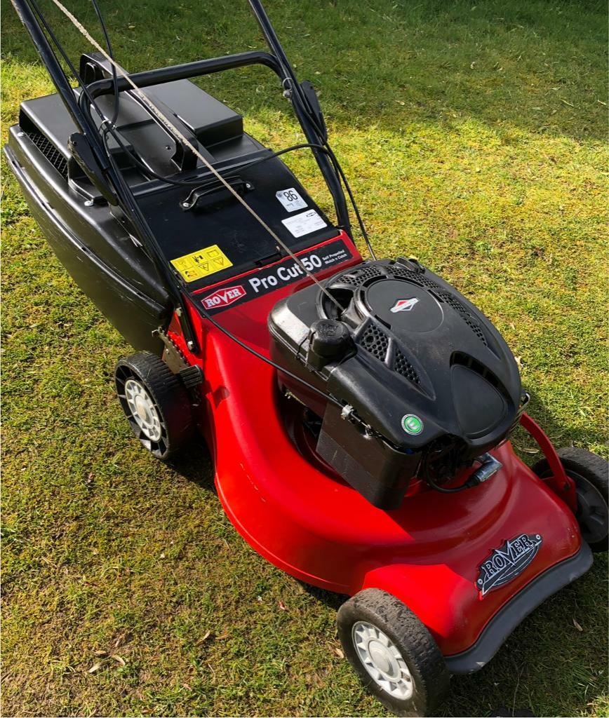 Rover Pro Cut50 Mulch n Catch Self Propelled industrial lawnmower