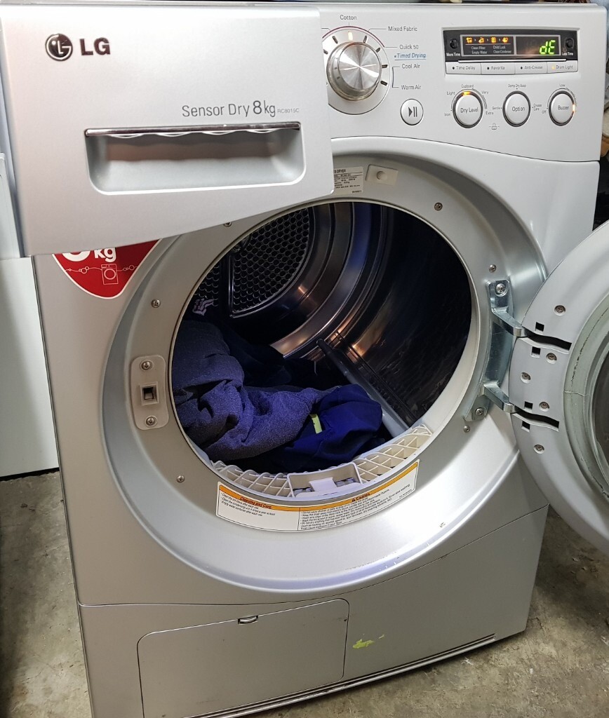 8kg load LG RC8015 Condenser Tumble DryerSilver Colour!! in