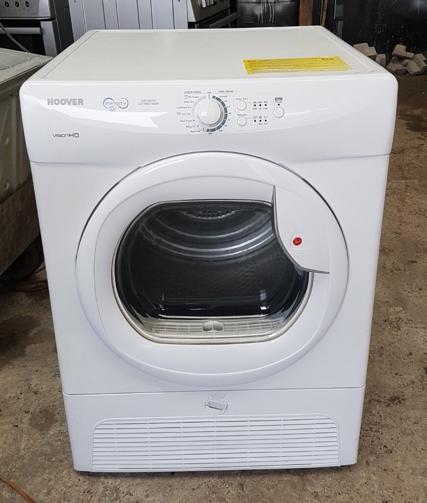 FREE DELIVERY Hoover Infinity 8KG sensor condenser tumble dryer