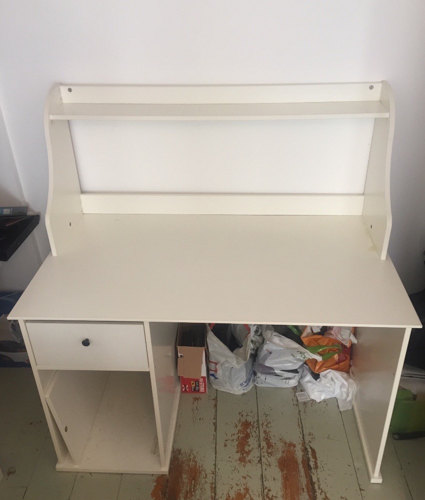 WHITE IKEA DESK, Free to collect in Bedminster, Bristol Gumtree