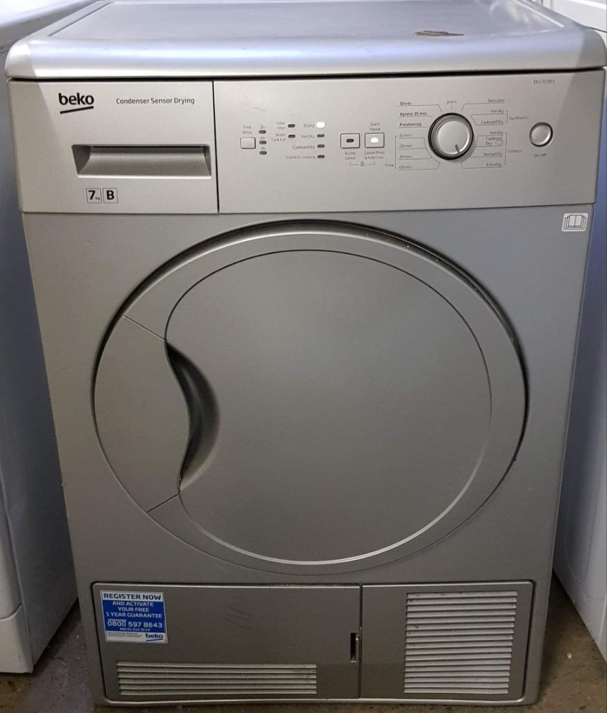 BEKO 7KG CONDENSER TUMBLE DRYER IN GOOD WORKING ORDER in Hedge End