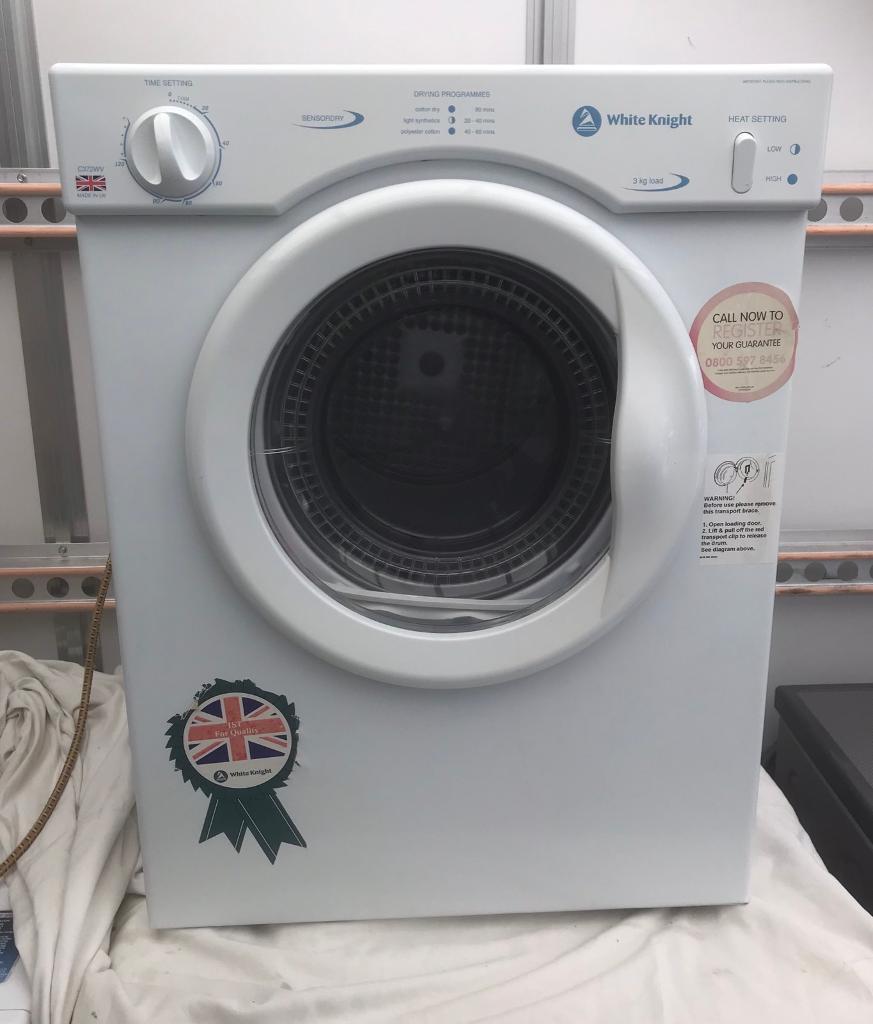 White knight 3KG vented tumble dryer free delivery in Hove, East Sussex Gumtree