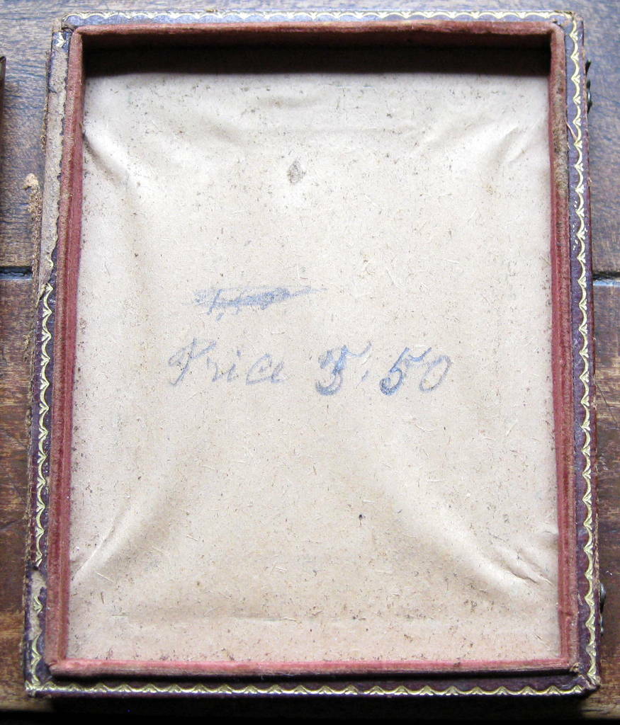 GERONIMO ?? ANTIQUE CIRCA 1860 AMBROTYPE PHOTO / NATIVE AMERICAN INDIAN / HORSE