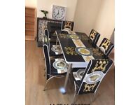 OFFER on a new brand turkish made dinning table with 4 and 6 chair are avialbe 